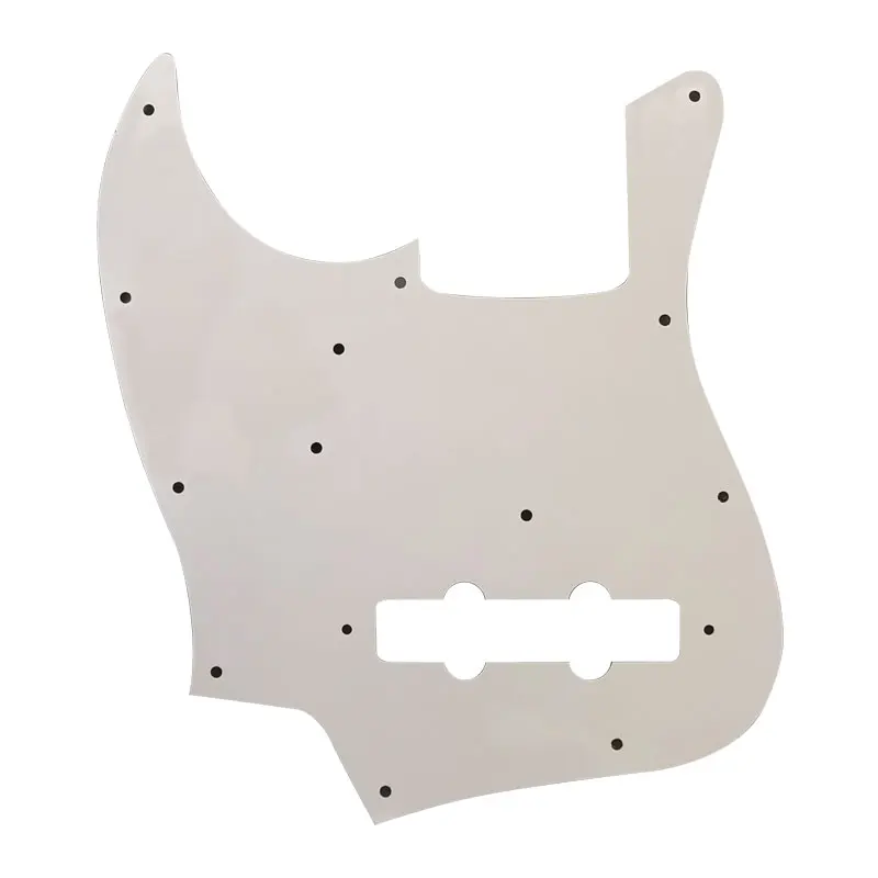 Pleroo pickguard de qualidade personalizada, pickguard de 11 furos, 4 cordas, fly janjapão, jazz, baixo, pickguard, placa de arranhar