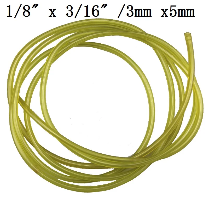 50M Nylon String Trimmer Rope Line 3X5MM Petrol Fuel Tube Diesel Oil Line Pipeline Hose Gas Pipe for Garden Lawn Mower Tools