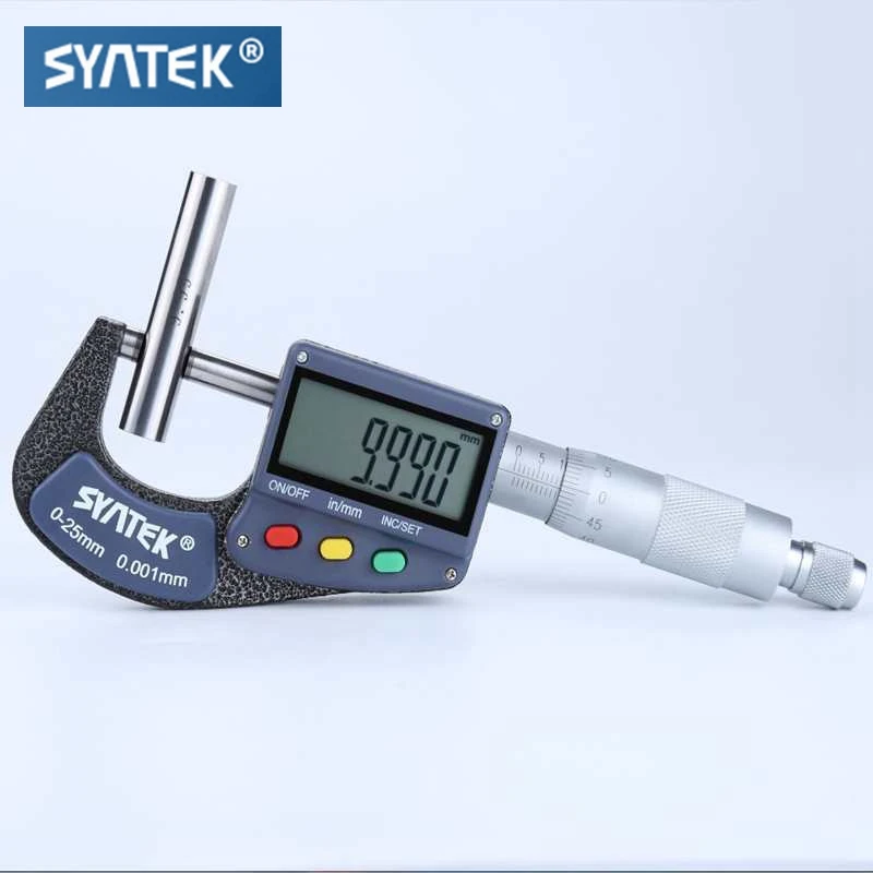 0-100mm Electronic Digital Micrometer 0.001 mm Big LCD Display Micrometro Inch Outside Micrometers Thickness Gauge Meter Tools