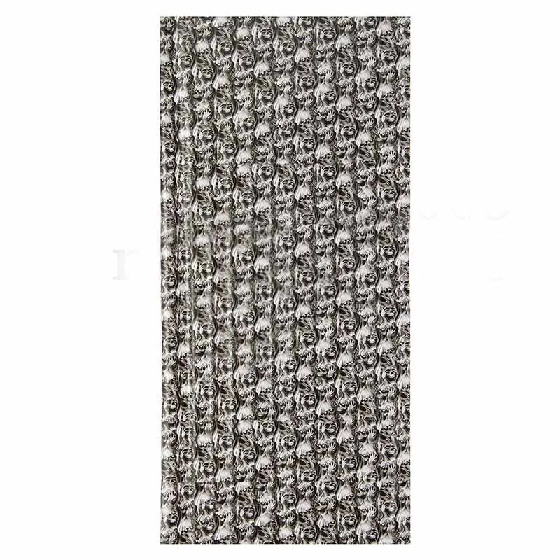 JX-LCLYL 5x2m PVA Dipping Skulls 하이드로 그래픽 물 전송 인쇄 해골 필름