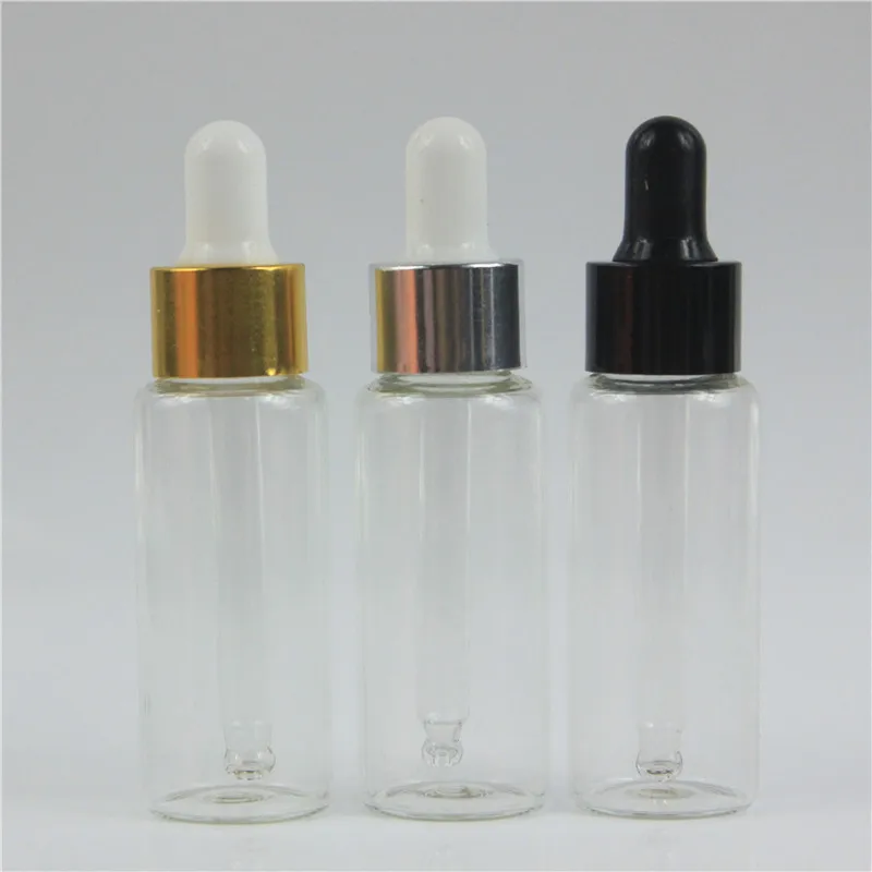 20pcs/lot 5/10/15/20ml Essential Oil Bottles Glass Liquid Reagent Pipette Bottle Eye Dropper Drop Aromatherapy Selling