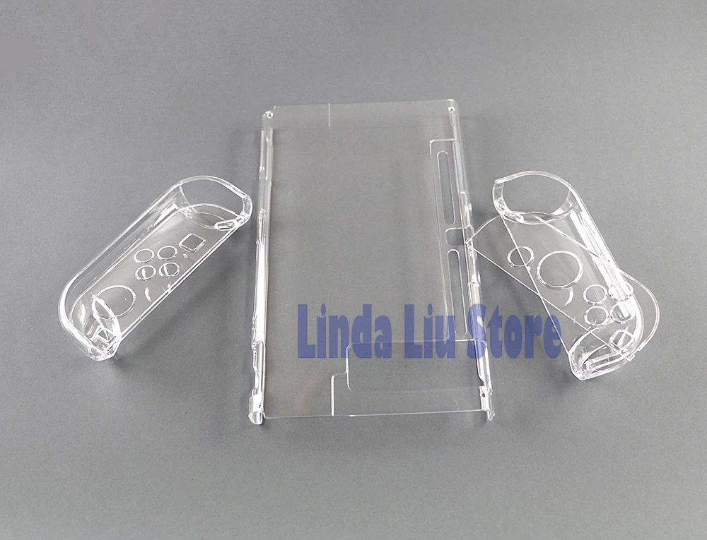 10 ชิ้น/ล็อต Controller ใสสําหรับคอนโซล Nintendo Switch จอยสติ๊กพร้อมแพ็คเกจ