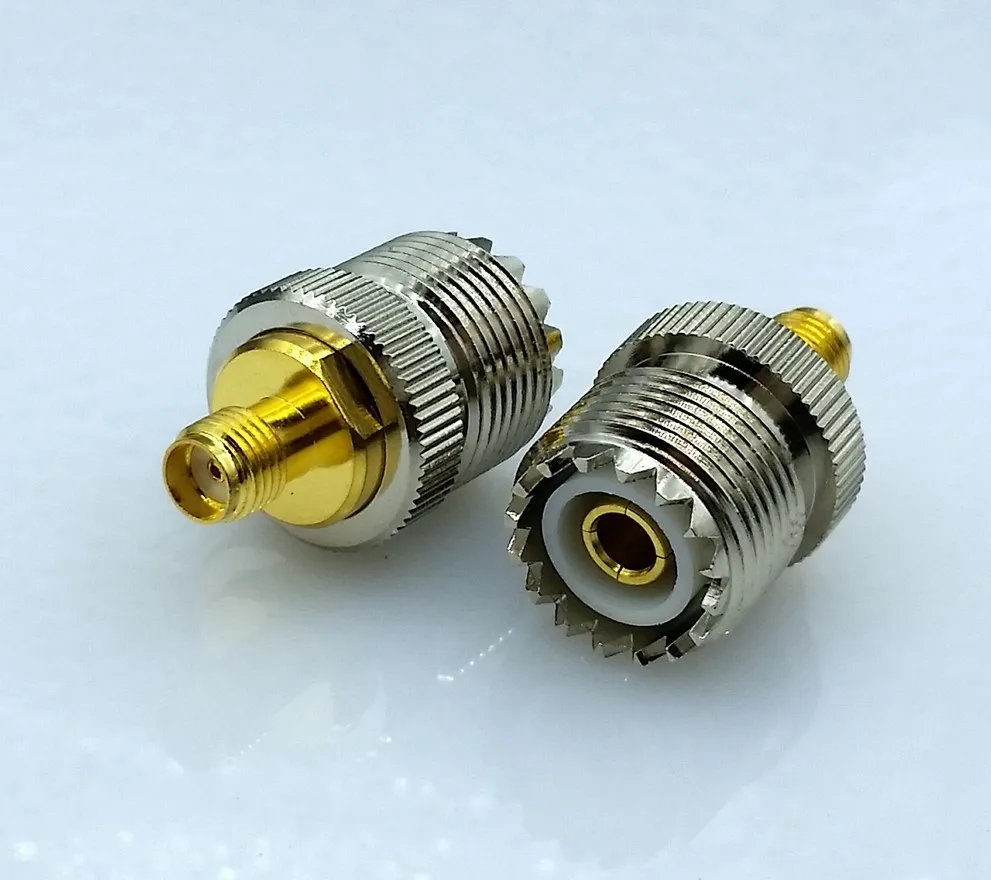 SL16 M-Typ auf SMA-Adapter, SO239 auf SMA, UHF-HF-Koaxialstecker für Funkgerät-Antenne, 1 Stück. – Detail 1