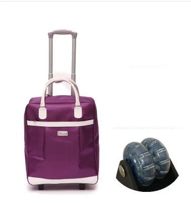 Women travel bags wheels Travel trolley bags sets travel handbag Nylon large capacity Travel Rolling Luggage Suitcases Bags