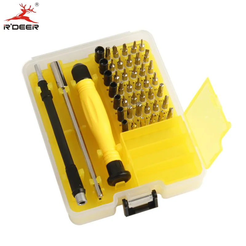 

RDEER 46 in 1 Precision Screwdriver Set Electronic Screwdriver CR-V Repair Tools Kit Multipurpose IPhone Screwriver