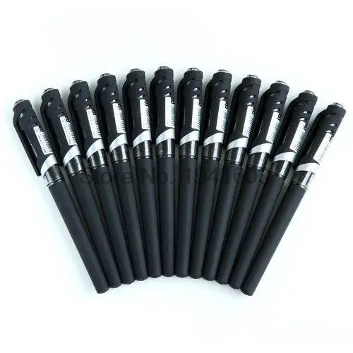 

12 Pcs/Lot Delistar S21 Excellent Writing Rollerball Gel Ink Pen 0.7 mm Black