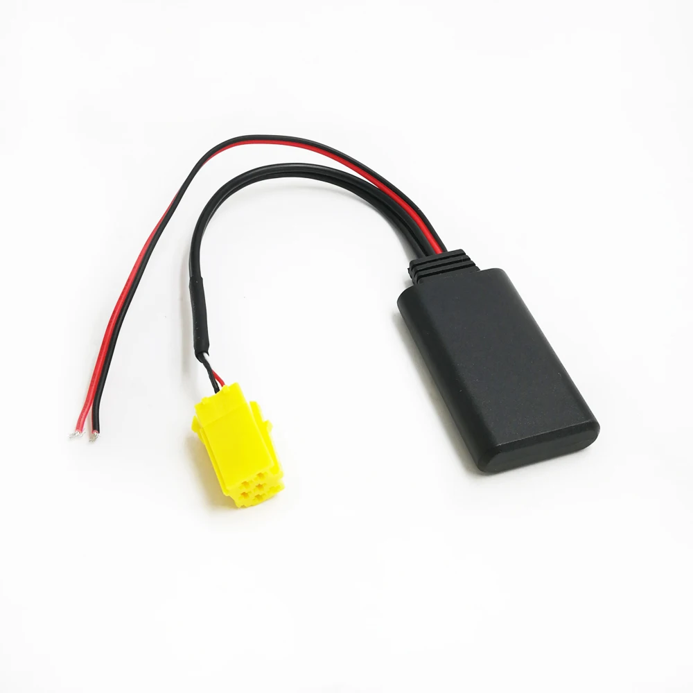 Biurlink Car Stereo AUX Cable MINI ISO 6Pin Bluetooth Module Audio Adapter dla Fiat Grande Punto dla Alfa Romeo