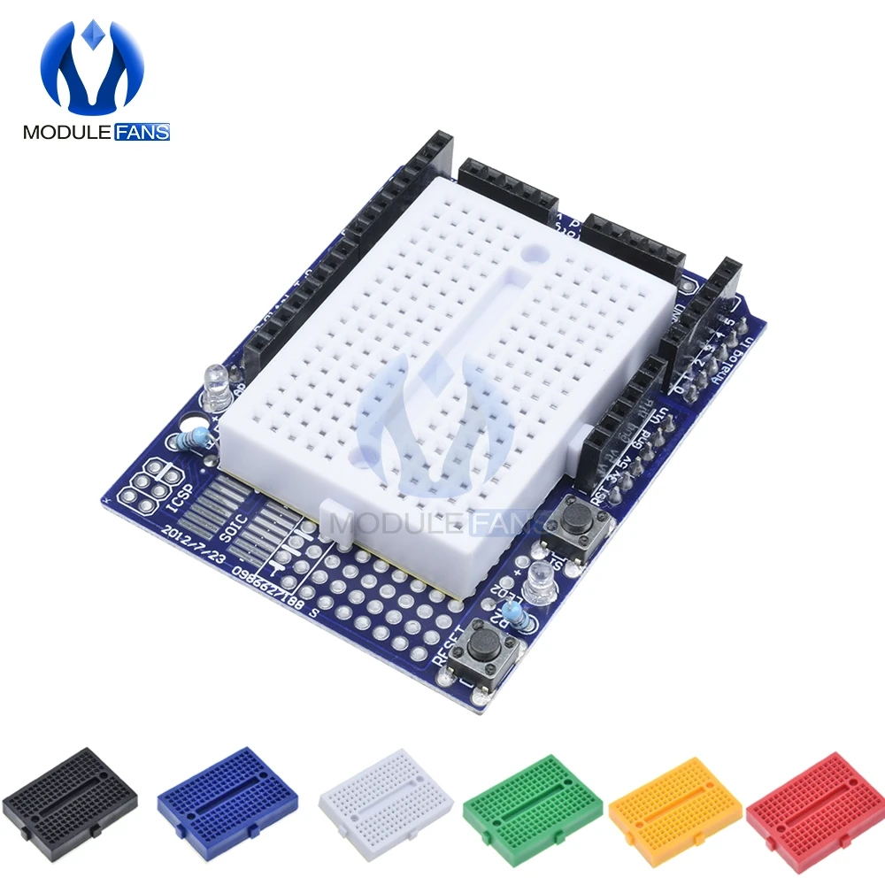 Proto Shield Prototype Expansion Board SYB-170 Mini Solderless Breadboard For Arduino  R3 ATMEGA328P MEGA328 ProtoShield One