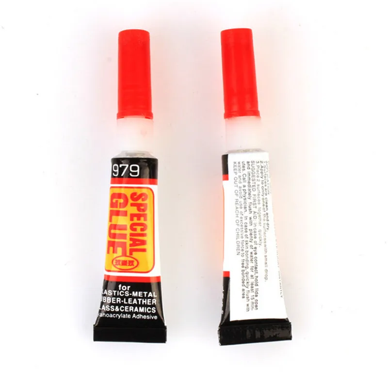 1pc Clear Liquid Super Glue 502 Instant Fast Dry Strong Bonding Plastic Wood Leather Rubber Metal Glass Cyanoacrylate Adhesive