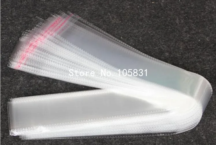 100x Custom printed resealable plastic cellophane bags for hair extensions bundles gift packaging bag celofan long transparent