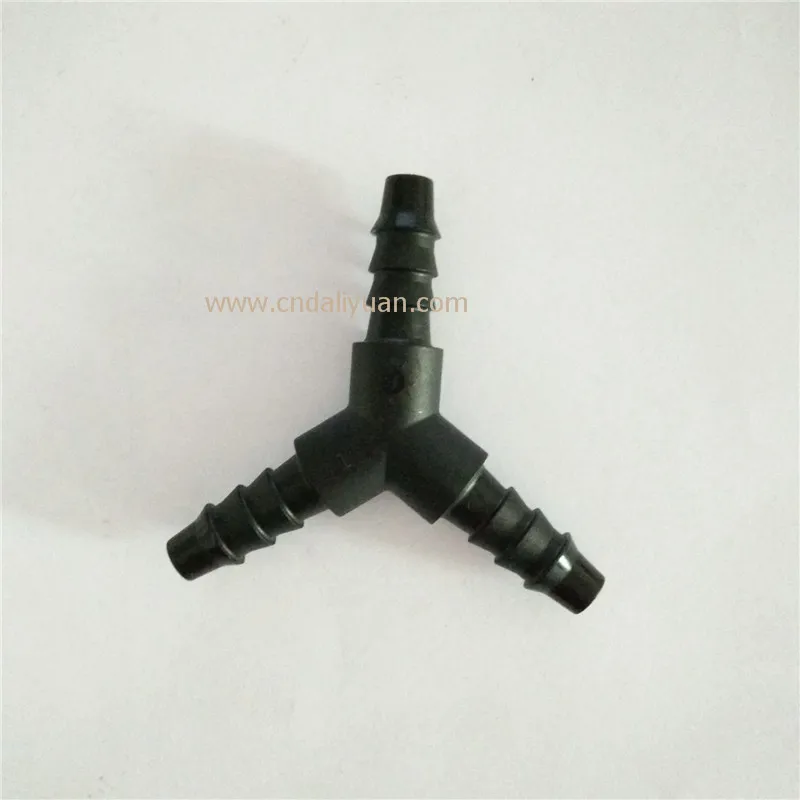 8mm ID6 universal Y branch fittings reducing general Fuel line quick connector male connector  connect pipe for car 5pcs a lot