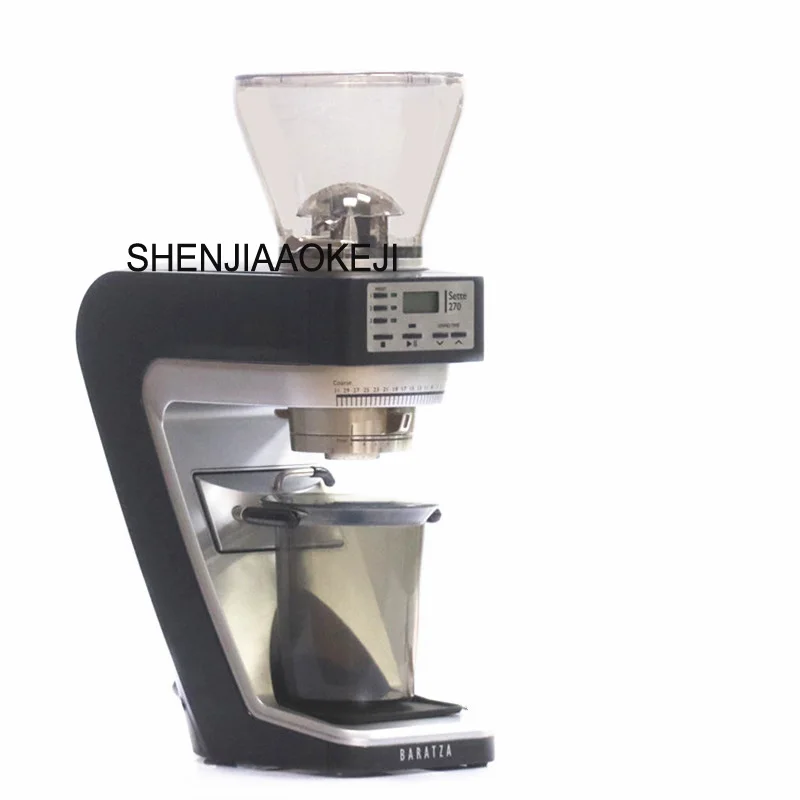 

270 quantitative bean grinder 220V Electric coffee bean grinder Household and commercial timing mill 1pc