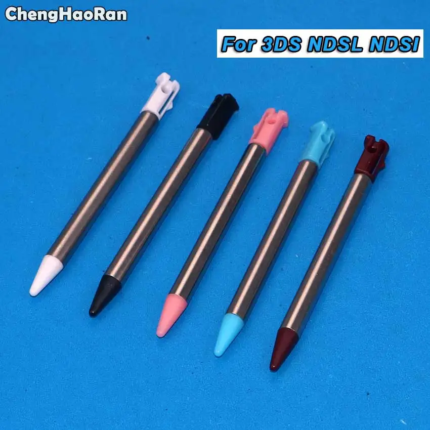 ChengHaoRan 5Pcs Retractable Metal 7-12cm Length Touch-Screen Stylus Pen Set For 3DS NDSL NDSI Gaming Accessory Stylus Pens