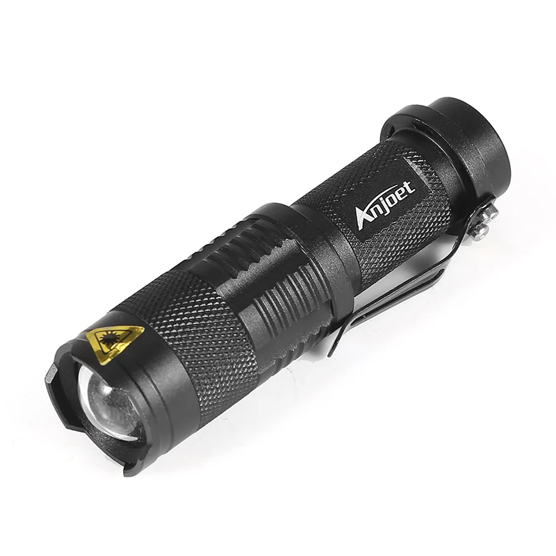 Portable light  Mini zoom Tactical flashlight led torch cree xm l2 Waterproof light 18650 or 14500 Tactical frame Tail switch