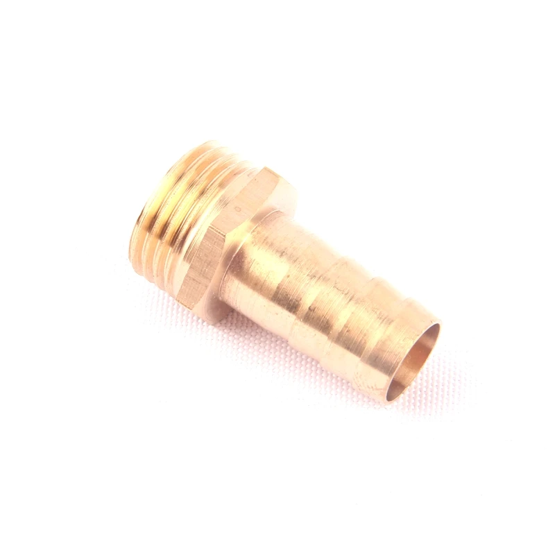 

15pcs 1/2 Inch to 14mm Brass Thread Connector Home Garden Brass Straight Fittings