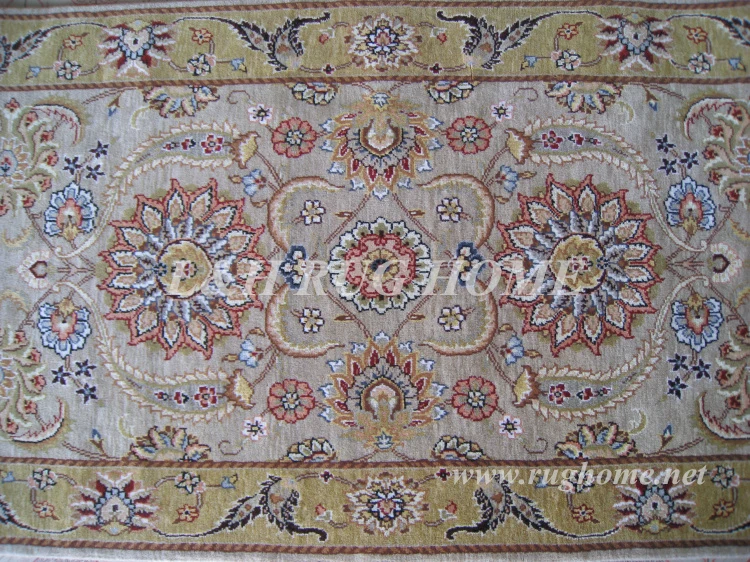 Free shipping 2.5'x12' 160 Line persian woolen carpet , hand knotted woolen persian runner Oriental Persian Rug, mixed colored