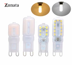 XUNATA 미니 G9 5W 8W 전구 Led 옥수수 빛 AC 220/230/240V 높은 밝은 14/22Led SMD2835 스포트라이트 샹들리에 할로겐 램프 교체