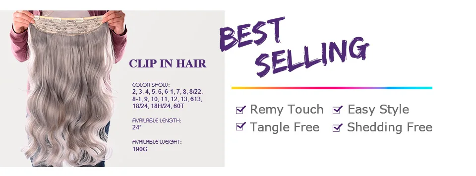 DinDong Clips-in-Haarverlängerungen, 32 Zoll, synthetisch, gewellt, 210 g, hochwertiges, hitzebeständiges Haar 613 # Blondbraun, 19 Farben erhältlich – Detail 4