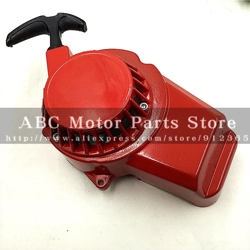 Pull Starter Start Aluminum Thicken for 47cc 49cc gas minimoto pocket bike mini dirt bike crosser quad atv motorcycle