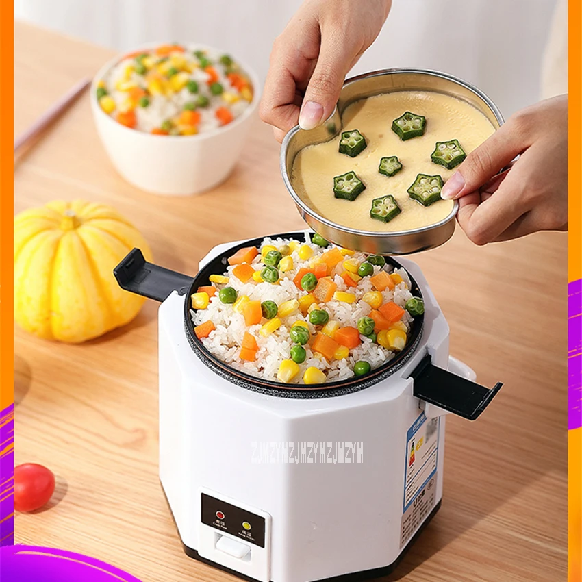 CFXB12-200A Household Electric Rice Cooker Portable Mini Rice Cooking Machine Student Dormitory Multifunction Cooking Pot