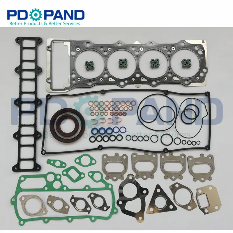 4M41 4M41T Timing Chain Kit and Complete Gasket Set for Mitsubishi Shogun III/ Pajero V68/V78 V68W V78W 3.2L