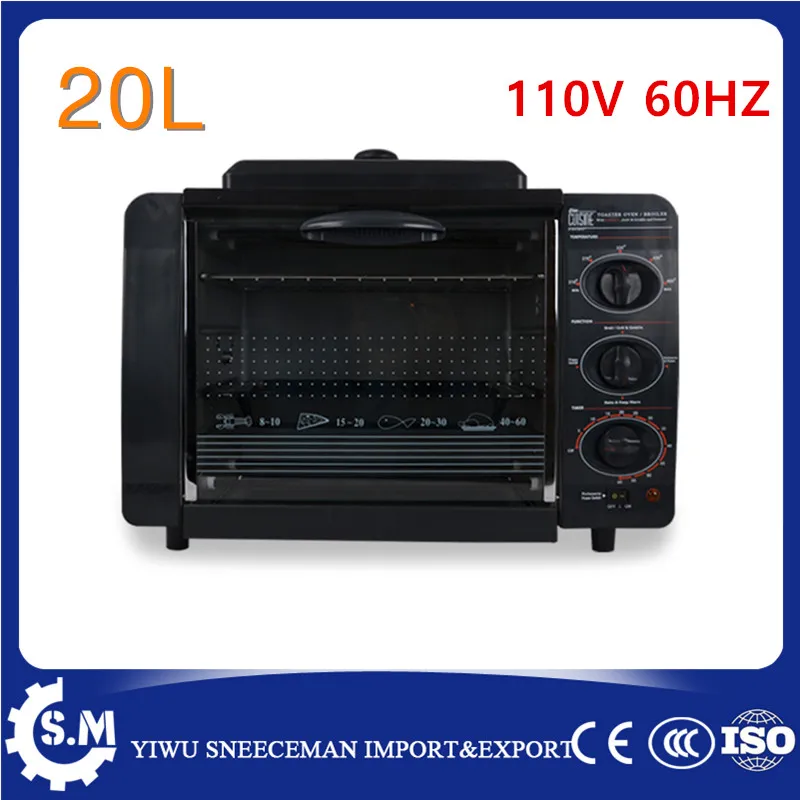 25л печи для домашнего использования, стандартное пекарное оборудование США, 110 В, 60 Гц