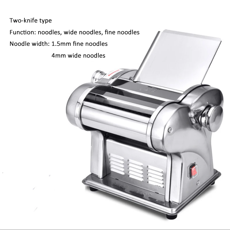 JCD noodle machine Electric noodle machine Press cutting machine stainless steel noodle cutting dumpling skin machine 220V