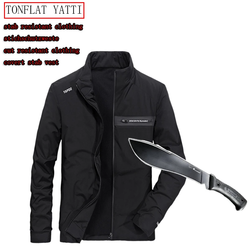 

New Self Defense Security Anti-cut Anti-hack Anti-sta Jacket Military Stealth Defensa Police Personal Tactics Clothing 3 Color