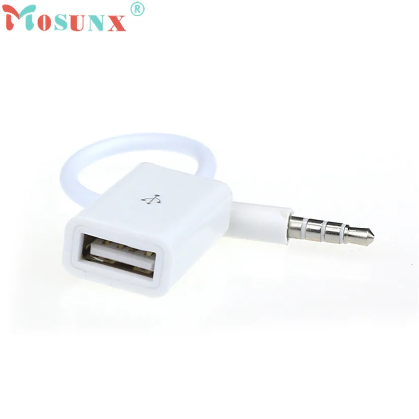 

Immunity 3.5mm AUX Auxiliary Audio Jack Into The USB Converter Cable High Quality Hot Selling Accessories