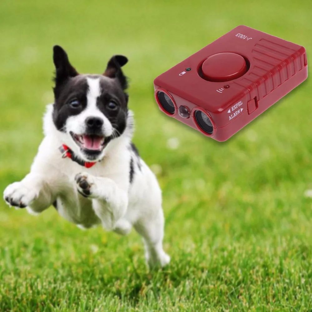 New Pet Dog Repeller Stop Barking Anti Bark Ultrasonic LED Light Pet Training Device Dogs Supplies