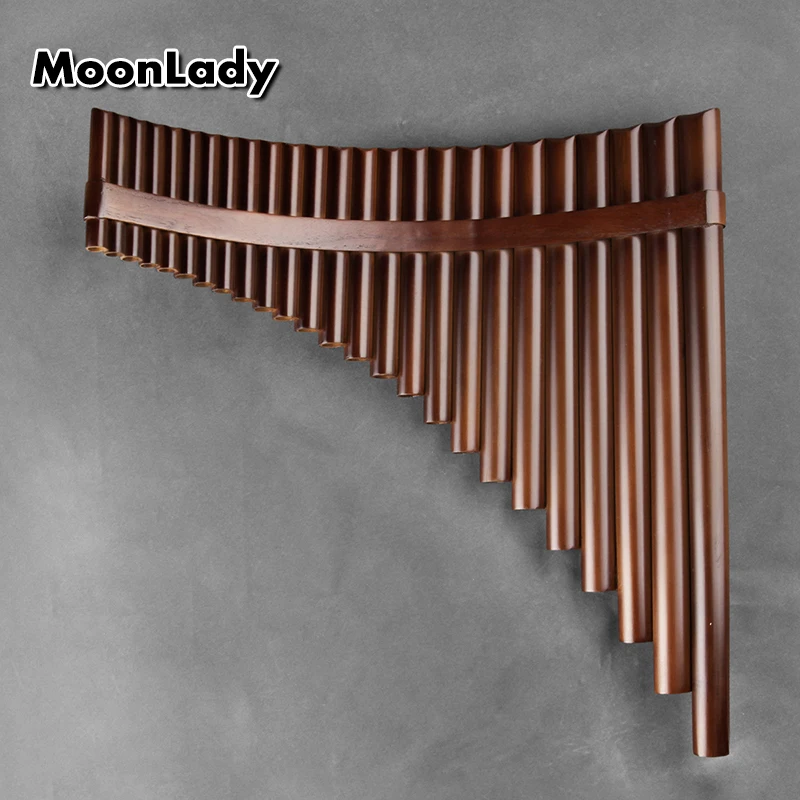 Chinese Traditional Musical Instrument 25 Pipes Pan Flute C Key High Quality Woodwind Bamboo Purely Handmade