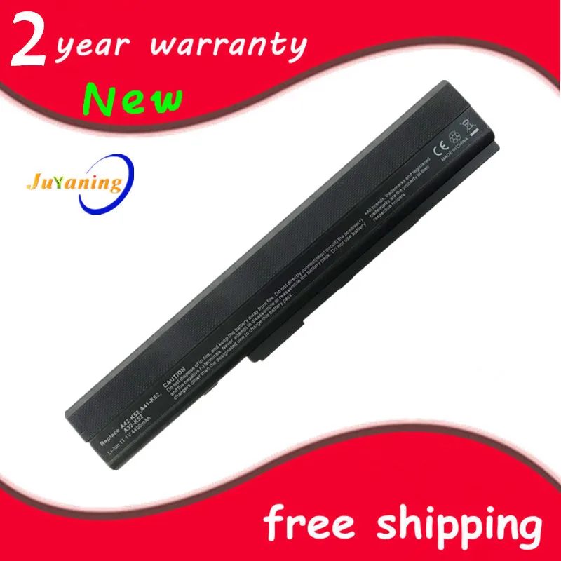 Juyaning New Laptop Battery For Asus K52 K52F K52JB K52JC K52JE K52JK K52Jr A31-K52 A32-K52 A41-K52 A42-K52 A31-B53 K52L681