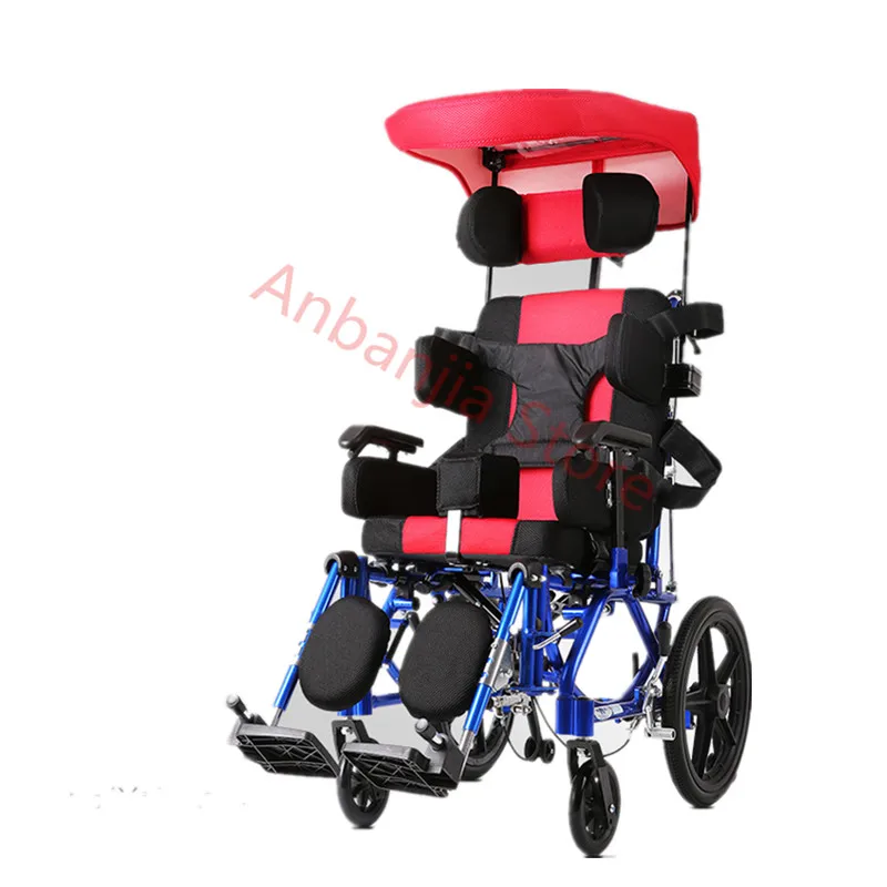 Top Quality Adjustable Pedal Strong Bearing Capacity Cerebral Palsy Wheelchair