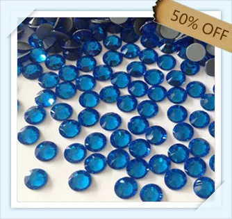 hot sale 50% off super shiny strong glue ss20 5mm sapphire color  with  1440 pcs each pack ; for jewelry free shipping