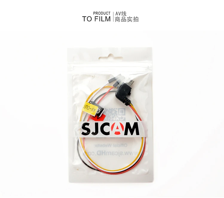 Original AV Cable for SJCAM SJ7 Star J6 Legend SJ360 Series Action Camera Accessories SJ7 SJ6 SJ360 FPV Video Output Cable