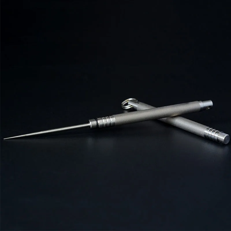 1PC EDC Titanium Alloy Toothpick Holder Portable Dental Tool Outdoor Camping Equipment Personal Hygiene Accessory