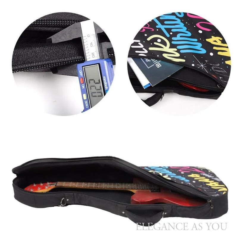 Electric Guitar Bag 41inch Guitar Case Classic Guitar Bag 4/4 Electric Guitar Accessories Bag Acoustic Guitar Gig Bag 41 Guitar