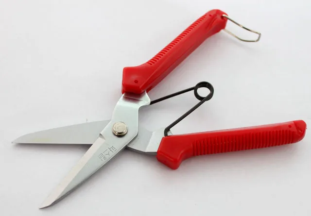 2PCS RED QUALITY KOREA STYLE Scissors 185mm #22836