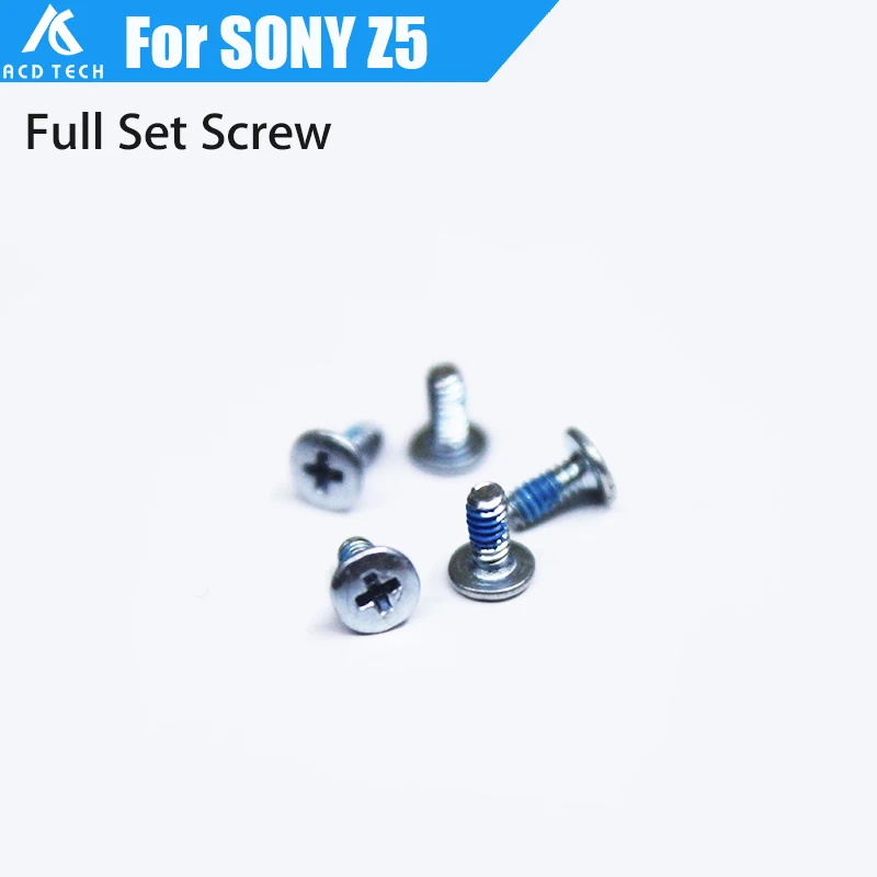 Original Full Set Screw 5 Pcs For Sony Xperia Z5 Z5Dual E6633 E6603 E6653 E6683 Screws