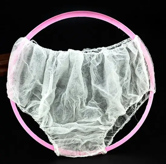 

60pieces Beauty Salon Disposable Underwear For Spa Pedicure Women Double-Deck Feminine Hygiene Pantie