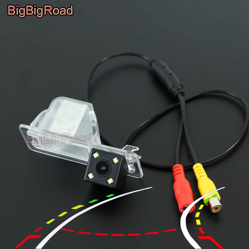 BigBigRoad For Leopaard CS10 CS 10 2015-2018 Car Intelligent Dynamic Trajectory Tracks Rear View Camera Night Vision Waterproof