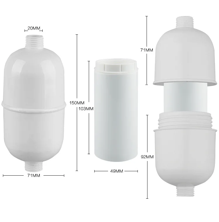 Hautpflege bad dusche filter/dusche SPA purifier/bad dusche kopf/bad Filter mit carbon & KDF zu wippe off chemische & schwermetalle