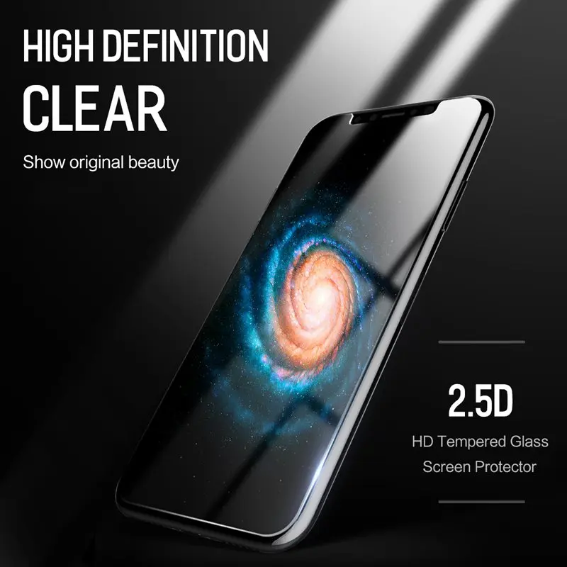 RONICAN Tempered Glass for iPhone XS Anti-Blue Light High Clear tempered glass Screen protector for iPhone X glass for iPhone X