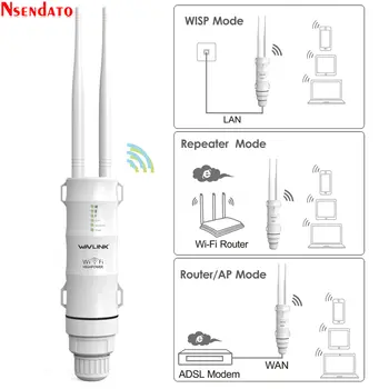 2.4G/5G 雙頻戶外 WiFi 路由器放大器 AC600 高功率無線 AP 中繼器防水 WiFi 擴展器,附 AP WISP 功能 8 最佳銷售 戶外無線網路擴展器 - №8