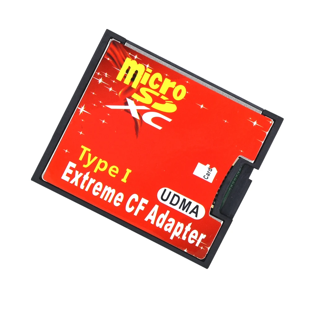 TISHRIC New Micro SD TF To Adapter CF Card For MicroSD/HC To Compact Flash Type I Memory Card Reader Converter For Camera