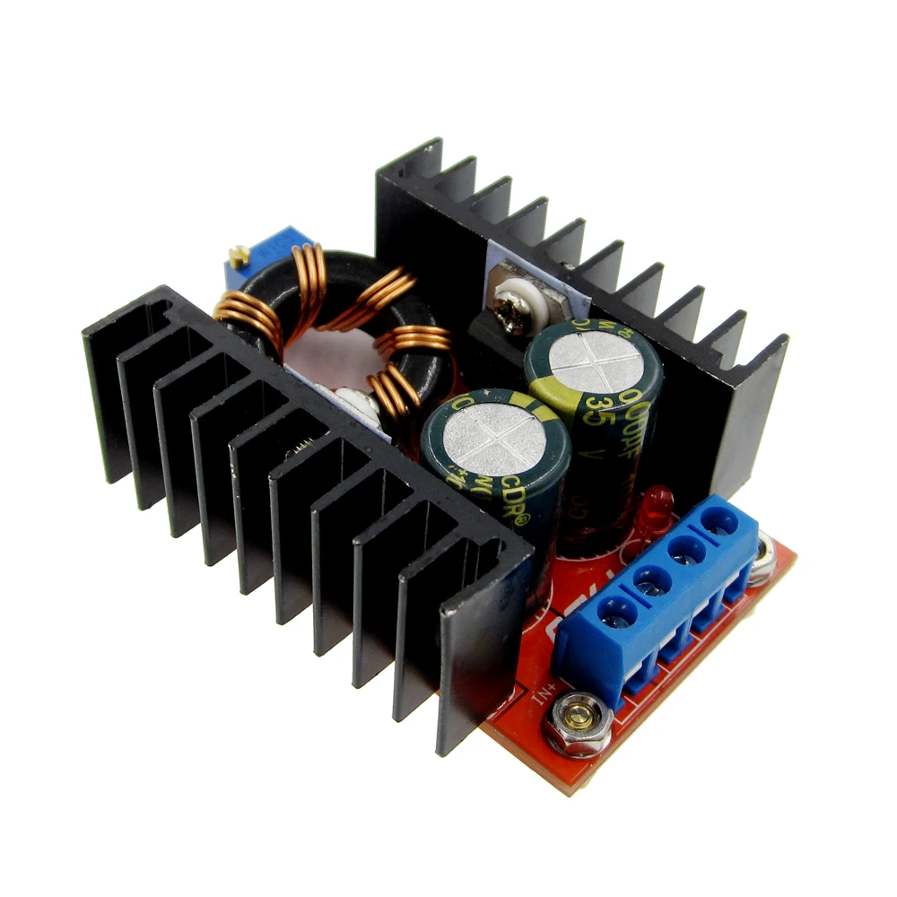 

HAILANGNIAO 150W Boost Converter DC-DC 10-32V to 12-35V Step Up Voltage Charger Module 5pcs