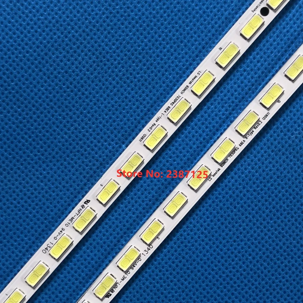 LED Strip For 60INCH 7030PKG L/R JE600D3LC5N/7N GLE0399 KDL-60R520A KDL-60R550A KDL-60R555A LC-60EQ10 LC-60LE651E LC-60LE652E