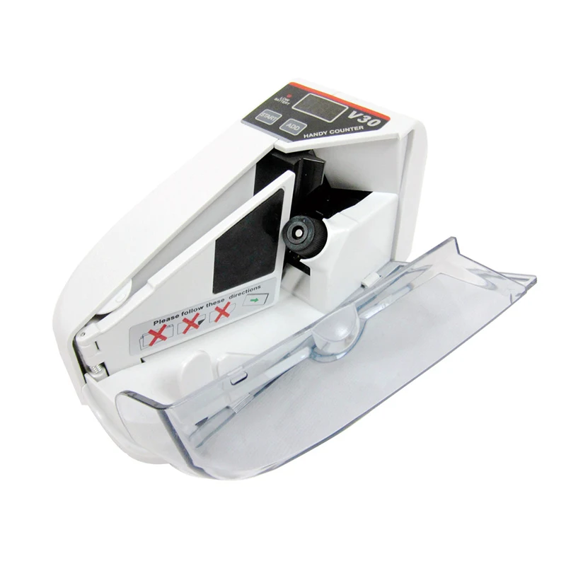 V30 Money Counter Fast Count 999 Bills Per Minute, Professional Cash Counting Machine,Multiple Currencies Can Be Used