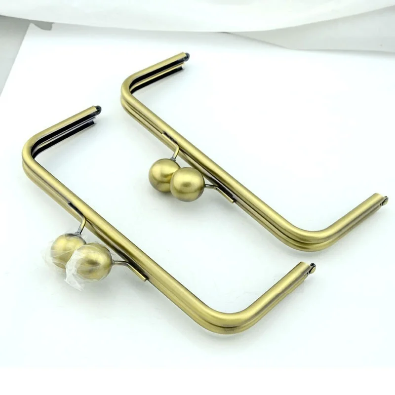 Size 22cm Big Ball Clasp DIY Handbag Accessories Kiss Lock For Handbags Craft Purse Frame Bag Parts No Screw Frame High Quality