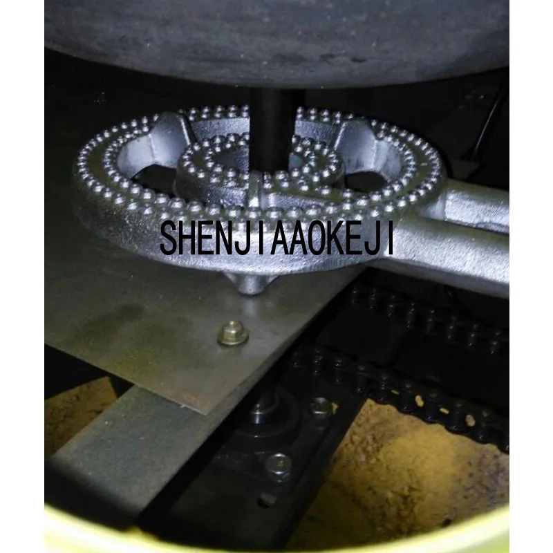 

Vertical gas roasting machine Type 25 pea nuts roaster food processing machine fried melon seeds fried peanuts 220V 1pc